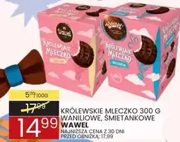 Wafelek Królewskie mleczko 300 g waniliowe, śmietankowe Wedel oferta