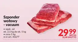 Szponder wołowy - vacuum Makro