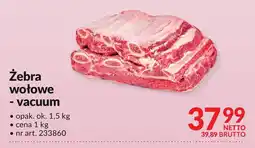 Żebra wołowe - vacuum Makro