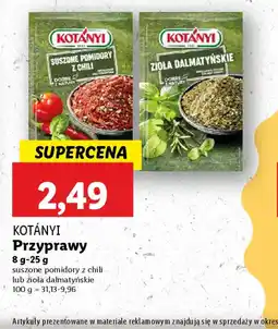 Lidl Przyprawy Kotanyi oferta