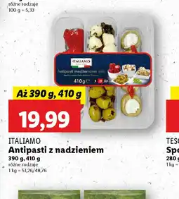 Lidl ITALIAMO Antipasti z nadzieniem oferta
