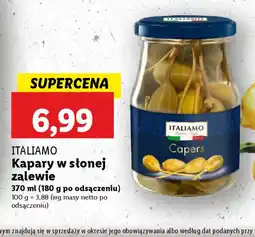 Lidl Kapary w słonej zalewie ITALIANO oferta
