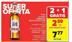 Carrefour Piwo bezalkoholowe Żywiec oferta