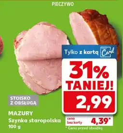 Kaufland Szynka Mazury oferta