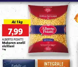 Lidl Makaron anelli siciliani Alberto Poiatti oferta