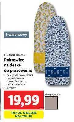 Lidl LIVARNO home Pokrowiec na deskę do prasowania oferta
