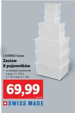 Lidl Zestaw 8 pojemników oferta