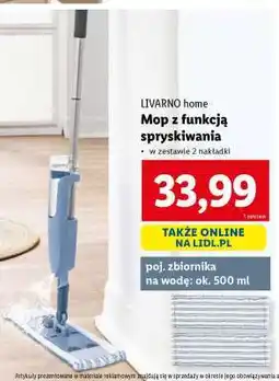 Lidl LIVARNO home Mop z funkcją spryskiwania oferta