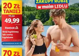 Lidl Reebok Strój kąpielowy lub szorty kąpielowe oferta