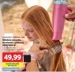 Lidl SILVERCREST PERSONAL CARE Składana suszarka do włosów z jonizacją oferta