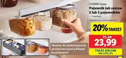 Lidl LIVARNO home Pojemnik lub zestaw 2 lub 3 pojemników oferta