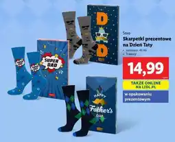 Lidl Skarpetki prezentowe na Dzień Taty oferta