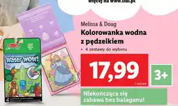 Lidl Melissa & Doug Kolorowanka wodna z pędzelkiem oferta