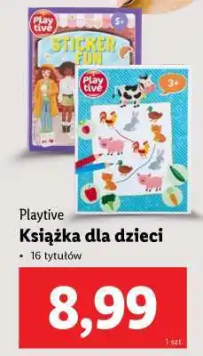 Lidl Playtive Książka dla dzieci oferta