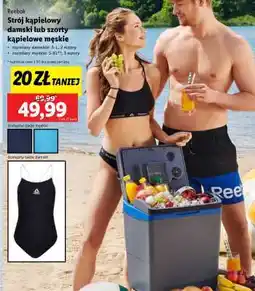 Lidl Reebok Strój kąpielowy damski lub szorty kąpielowe męskie oferta