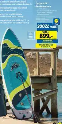 Lidl Deska SUP dwukomorowa oferta