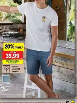 Lidl Szorty jeansowe męskie oferta