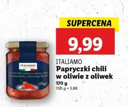 Lidl ITALIAMO Papryczki chili w oliwie z oliwek oferta