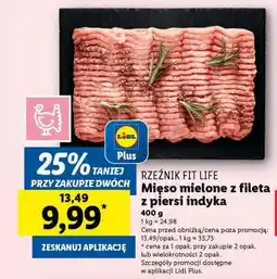 Lidl Mięso mielone z fileta z piersi indyka oferta