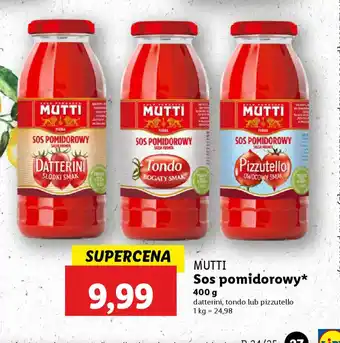 Lidl Mutti Sos pomidorowy oferta
