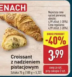 ALDI Croissant z nadzieniem pistacjowym oferta