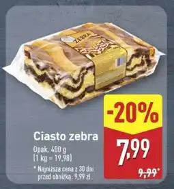 ALDI CIASTO ZEBRA oferta