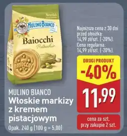 ALDI MULINO BIANCO Włoskie markizy z kremem pistacjowym oferta