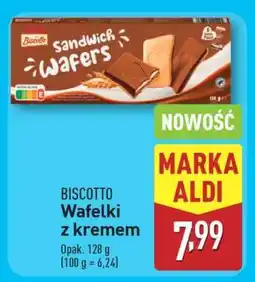 ALDI BISCOTTO Wafelki z kremem oferta