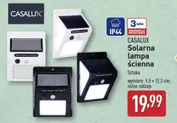 ALDI CASALUX Solarna lampa ścienna oferta