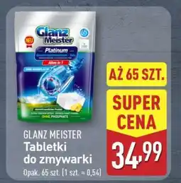 ALDI Glanz Meister Tablety do zmywarki oferta