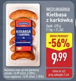 ALDI WĘDLINIARNIA Kiełbasa z karkówką oferta