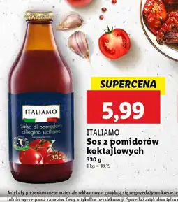 Lidl Sos z pomidorów koktajlowych ITALIAMO oferta