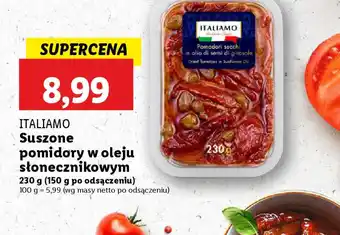 Lidl Suszone pomidory w oleju słonecznikowym ITALIAMO oferta