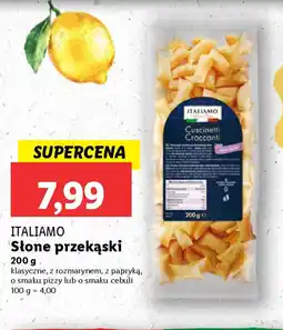 Lidl Słone przekąski ITALIAMO oferta