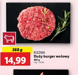 Lidl Duży burger wołowy oferta