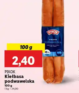 Lidl Kiełbasa podwawelska Pikok oferta