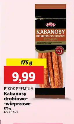 Lidl Kabanosy Pikok Premium oferta