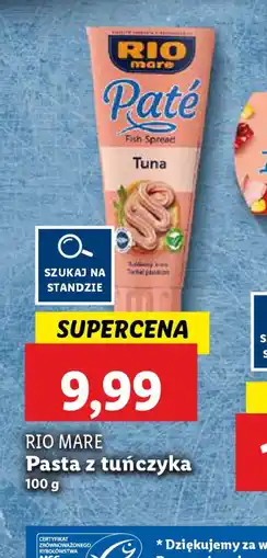 Lidl Pasta z tuńczyka Rio Mare oferta