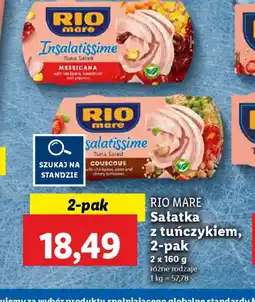Lidl Sałatka z tuńczykiem Rio Mare oferta
