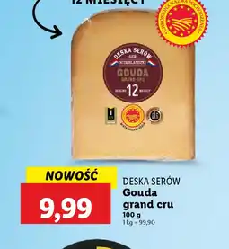 Lidl Deska serów Gouda grand cru oferta