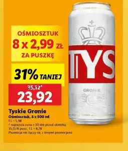 Lidl Tyskie Gronie oferta