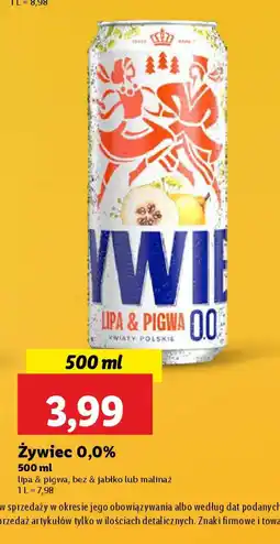 Lidl Zywiec 0,0% oferta