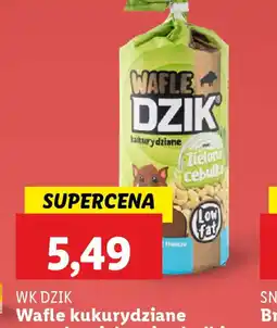 Lidl Wafle kukurydziane o smaku zielonej cebulki WK Dzik oferta