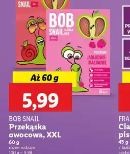 Lidl Przekąska owocowa Bob Snail oferta