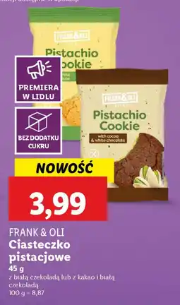 Lidl Ciasteczko pistacjowe Frank & Oli oferta