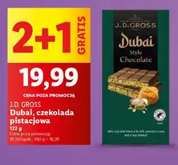 Lidl J.D. Gross Dubai, czekolada pistacjowa oferta