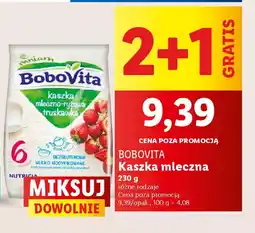 Lidl Kaszka mleczna BoboVita oferta
