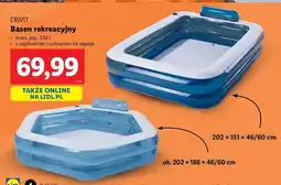 Lidl Basenik jumbo 530 l Crivit oferta
