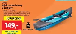 Lidl Kajak nadmuchiwany 2-osobowy Crivit oferta