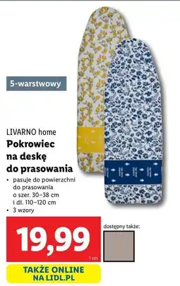 Lidl Pokrowiec na deskę do prasowania Livarno Home oferta